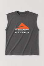 Classic Logo Unisex Cutoff Tank - Faded Black