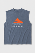 Classic Logo Unisex Cutoff Tank - Faded Navy
